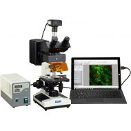 [아마존베스트]OMAX 40X-2500X 18MP USB 3.0 Digital EPI-Fluorescence Trinocular Compound Biological Lab Microscope