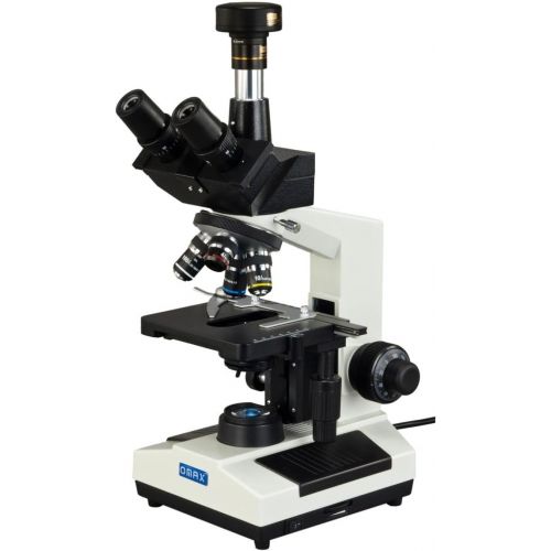  [아마존베스트]OMAX 40X-2500X Lab Trinocular Compound LED Microscope with 9MP Digital Camera