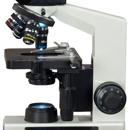  [아마존베스트]OMAX 40X-2500X Lab Trinocular Compound LED Microscope with 9MP Digital Camera