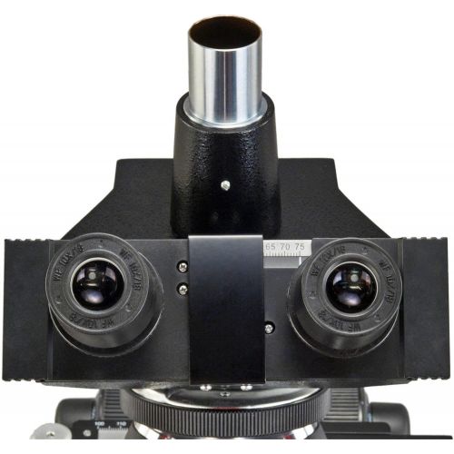  [아마존베스트]OMAX 40X-2500X Super Speed 18MP USB3 Phase Contrast Trinocular LED Microscope with Turret Phase Disk