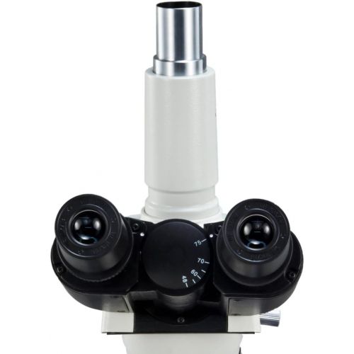  [아마존베스트]OMAX 40X-2500X USB3 18MP Digital Lab Trinocular LED Compound Microscope with Aluminum Carrying Case