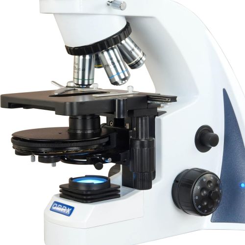  [아마존베스트]OMAX 40X-2500X 18MP USB3 Plan Infinity Phase Contrast Trinocular Siedentopf LED Compound Microscope