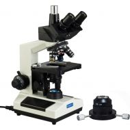 [아마존베스트]OMAX 40X-2500X Brighter Darkfield Trinocular Compound Microscope with Replaceable LED Light