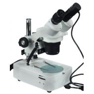 OMAX Binocular Stereo Microscope 5X10X15X30X wElectronic Eyepiece
