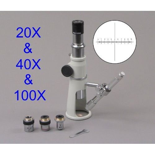  OMAX 20X-40X-100X Digital Shop Measuring Microscope with 1.3M USB Digital Camera