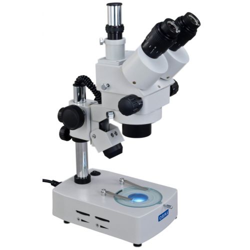  OMAX 3.5X-90X Digital Trinocular Table Stand Stereo Microscope with USB Digital Camera and Dual Lights and Additional 54 LED Ring Light