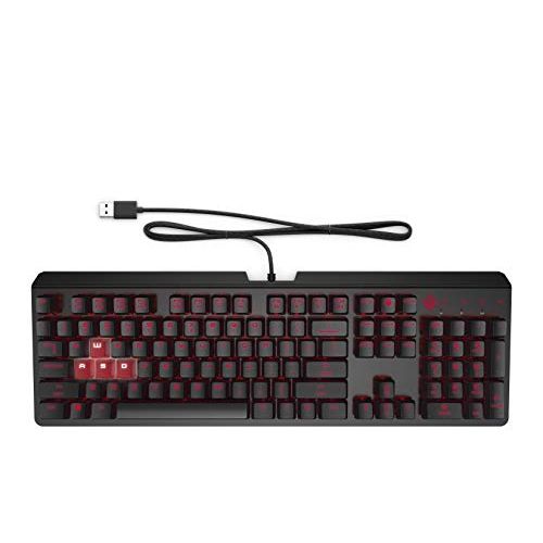  HP OMEN Encoder Customizable Mechanical Gaming Keyboard with Cherry MX Brown keys, Full N-Key Rollover, LED Backlit, USB (6YW75AA) (6YW75AA#ABA)