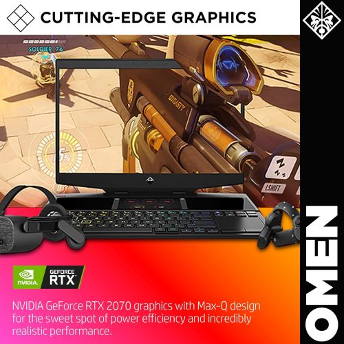  OMEN X 2S by HP 2019 15-inch Gaming Laptop With Secondary Touchscreen Display, Intel i7-9750H, NVIDIA RTX 2070 With Max-Q 8 GB, 16 GB RAM, 512 GB SSD, VR/MR Ready, Windows 10 Home