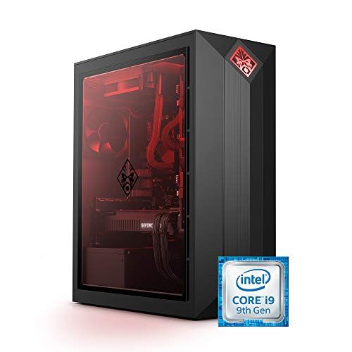  Omen by HP Obelisk Gaming Desktop Computer, Intel Core i9-9900K Processor, NVIDIA GeForce RTX 2080 Ti 11 GB, HyperX 16 GB RAM, 1 TB SSD, VR Ready, Windows 10 Home (875-1022, Black)