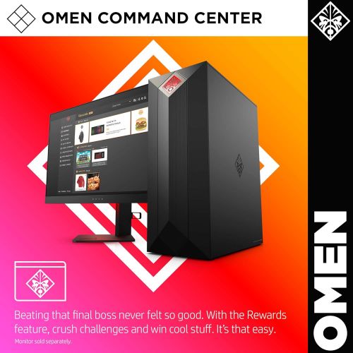  Omen by HP Obelisk Gaming Desktop Computer, Intel Core i9-9900K Processor, NVIDIA GeForce RTX 2080 Ti 11 GB, HyperX 16 GB RAM, 1 TB SSD, VR Ready, Windows 10 Home (875-1022, Black)