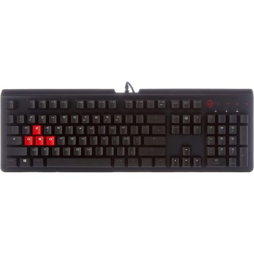 에이치피 OMEN by HP Wired USB Gaming Keyboard 1100 (Black/Red)