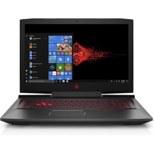 에이치피 OMEN by HP 17-inch Gaming Laptop w 144Hz Anti-Glare G-Sync Display, i7-8750H, GeForce GTX 1060 6 GB, 16GB 2666MHz RAM, 1TB HDD & 128 GB PCIE SSD, Windows 10 Home (17-an120nr, Blac