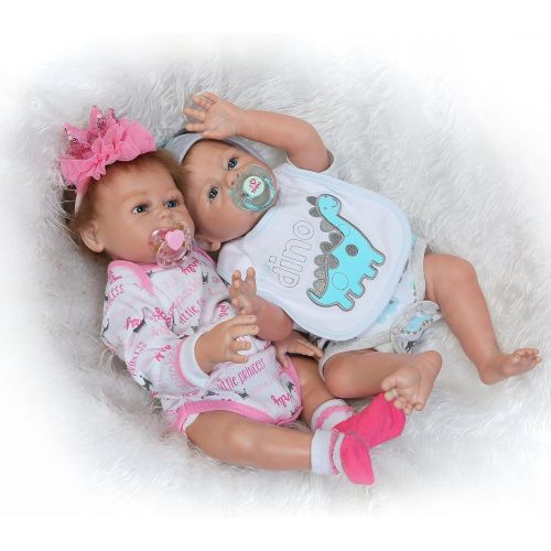  NPK Reborn Baby Dolls Boys 20 inch Vinyl Silicone Full Body Reborn Dolls Realistic Newborn Baby Doll