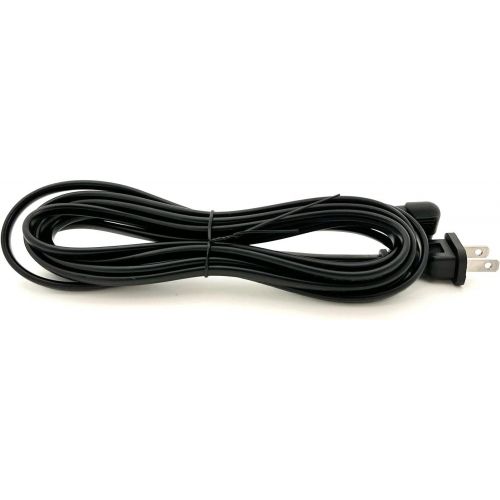  [UL Listed] OMNIHIL Extra Long 10FT L-Shaped C7 Power Cord Replacement for Teenage Engineering OB-4 Magic Radio