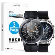 [아마존베스트]OMOTON Tempered Glass Screen Protector Compatible Samsung Gear S3 / Galaxy Watch 46mm [3 Pack]