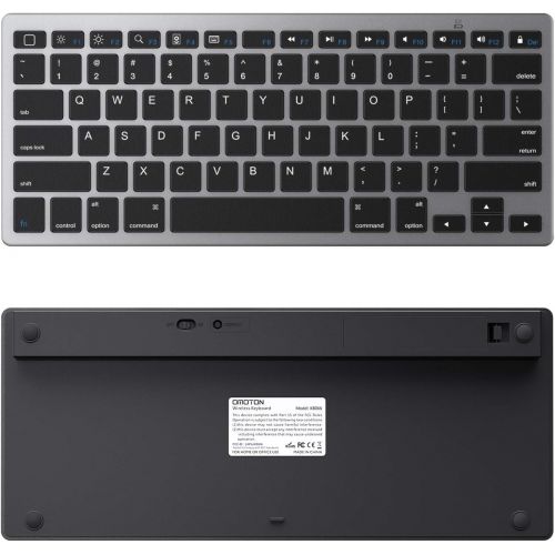  [아마존베스트]OMOTON Ultra-Slim Bluetooth Keyboard Compatible with iPad 10.2(8th/ 7th Generation)/ 9.7, iPad Air 4th Generation, iPad Pro 11/12.9, iPad Mini, and More Bluetooth Enabled Devices,