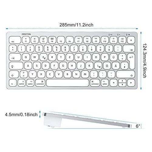  [아마존베스트]OMOTON Bluetooth Keyboard for iPad 10.2 (8th Generation) 2020/iPad 10.2 2019, iPad Air 4th Generation 2020/iPad Air 3/2/1, iPad Pro 11/12.9 (2018/2020), iPad Pro 10.5, iPad Mini 5/