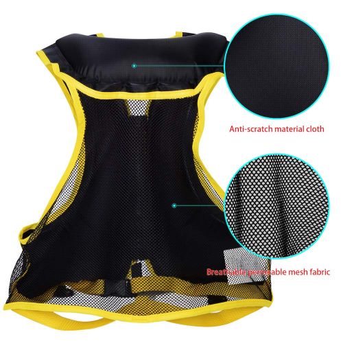  OMOUBOI Snorkel Vest Inflatable Snorkeling Vest for Men Women Large Snorkeling Life Vest