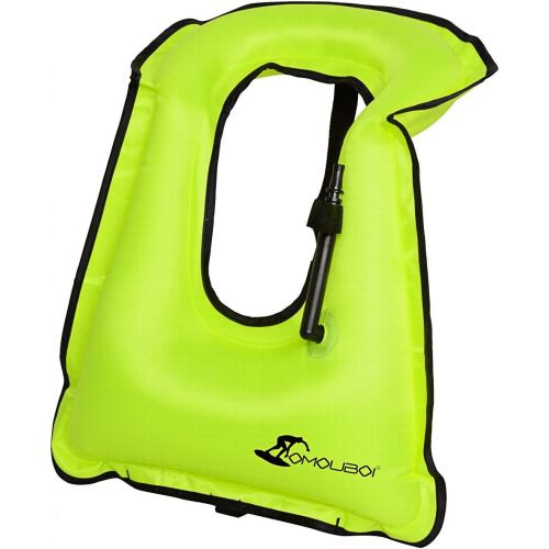  [아마존베스트]OMOUBOI Inflatable Snorkel Vest Adult for Men Women Large Snorkeling Life Vest for Diving Swimming Safety（Made in 2019）