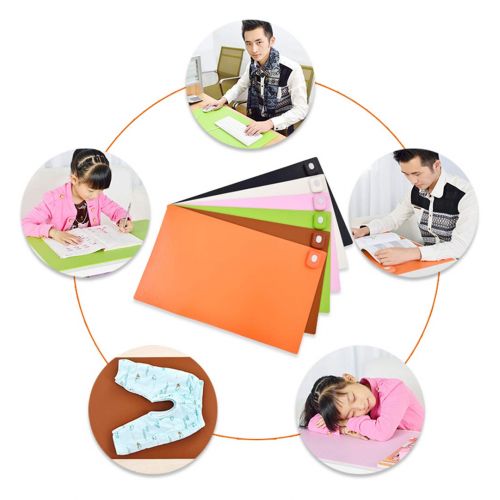  OMZBM Warm Desk Pad with Dual Temperature Control Mode,Extended Edition PU Big Mouse Game Mat,Keyboard Pad with 24V Safe Voltage Automatic Control for Office Home,Orange