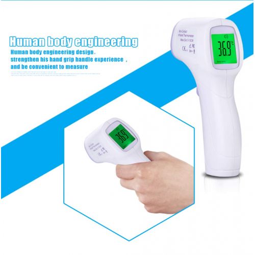  OMZBM Smart Non-Contact Forehead Gun Thermometer for Fever Baby Kids and Adults,Infrared Digital Scanner Thermometer with LED Display