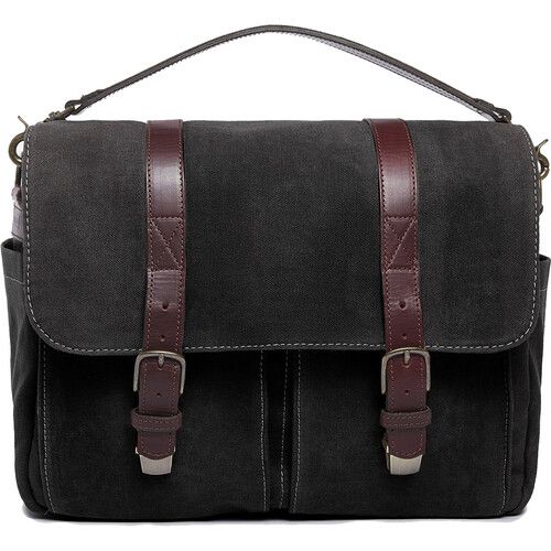  ONA Brixton Camera/Laptop Messenger Bag (Canvas, Black)