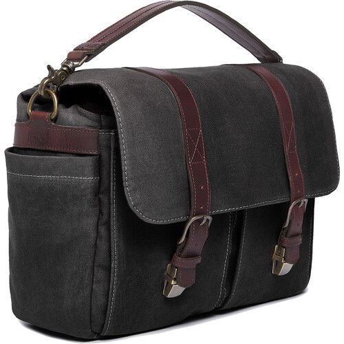  ONA Brixton Camera/Laptop Messenger Bag (Canvas, Black)