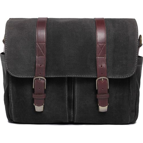  ONA Brixton Camera/Laptop Messenger Bag (Canvas, Black)