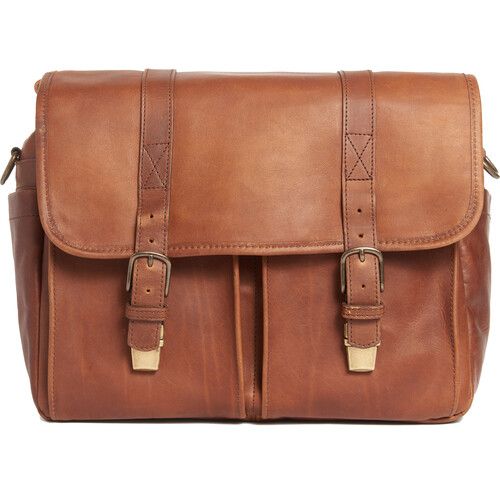  ONA Brixton Camera/Laptop Messenger Bag (Leather, Antique Cognac)