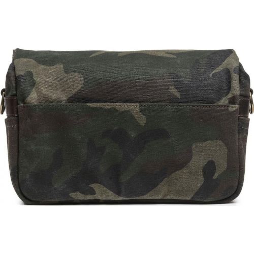  ONA Bowery Camouflage Camera Bag, Waxed Canvas & Leather