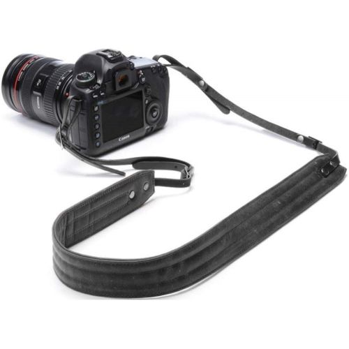  ONA Lima Leather Presidio Camera Strap (Black) with Focus Camera Accessory Bundle