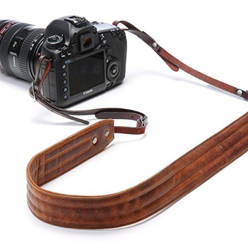  ONA - The Presidio - Camera Strap - Antique Cognac Leather (ONA023LBR)