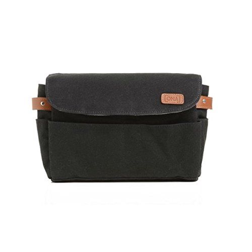  ONA - The Roma - Camera Bag Insert - Black Waxed Canvas (ONA5-004BL)