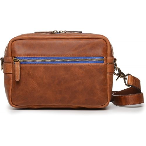  Ona Antique Cognac Leather Crosby