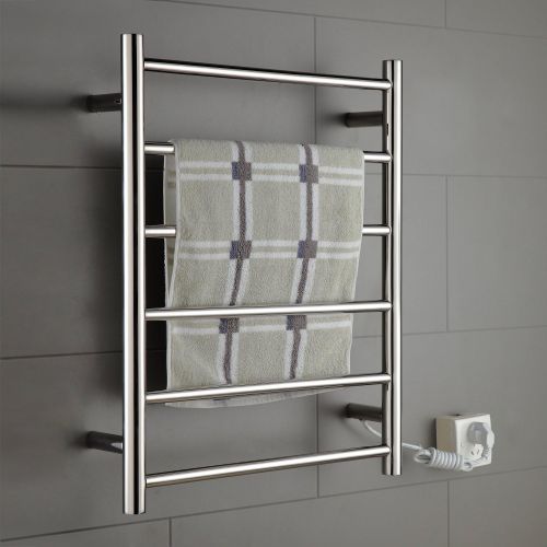  Onda ONDA Towel Warmer Stainless Steel Wall Mounted Heated 6 Bars 110-120V