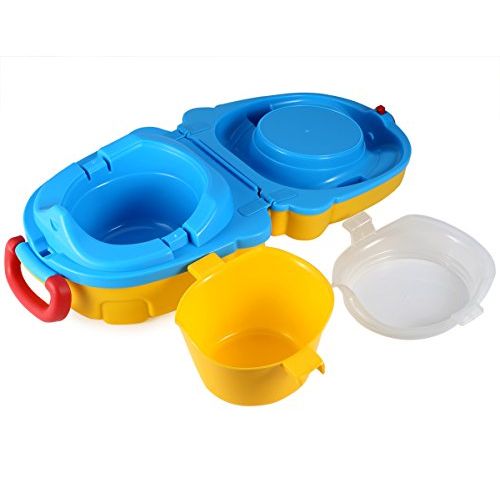  [아마존베스트]ONEDONE Portable Travel Potty Urinal for Boys and Girls Camping Car Travel - Perfect Mommys Helper for Potty Training (Boy)