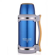 ONEISALL oneisall GYBL074 Leak-Proof Double Walled Insulated Work and Camping Flask, Beverage Bottle Keeps Your Drink Hot & Cold, Stainless Steel Vacuum Wide Mouth Thermal Insulated Carafe,