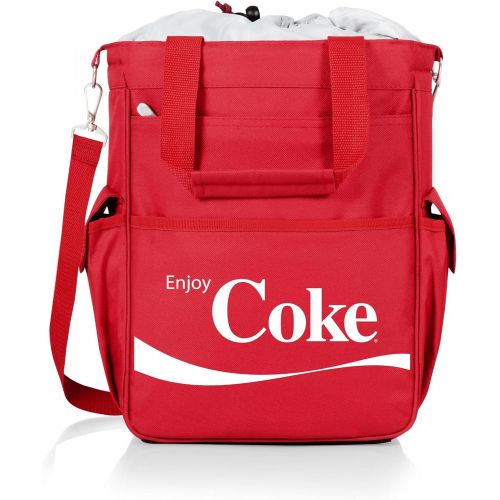  ONIVA - a Picnic Time Brand Coca-Cola Activo Cooler Tote Bag, 13.5 x 5.5 x 14, Enjoy Coke-Red