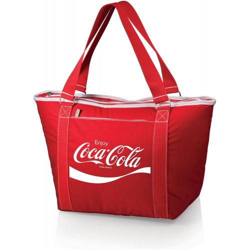  ONIVA - a Picnic Time brand - Enjoy Coca-Cola Topanga Tote Cooler Bag - Soft Cooler Bag - Picnic Cooler, (Red)