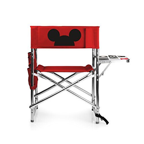  ONIVA - a Picnic Time brand Disney Classics Mickey Mouse Portable Folding Sports Chair, Red