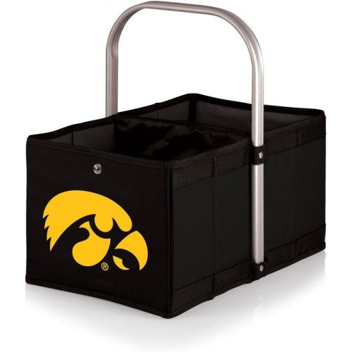  ONIVA - a Picnic Time brand Iowa Hawkeyes - Urban Basket Collapsible Tote, (Black)