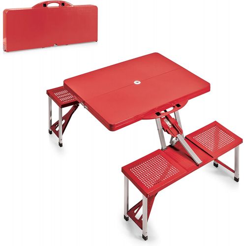  ONIVA - a Picnic Time Brand Portable Folding Picnic Table with Seating for 4, Red