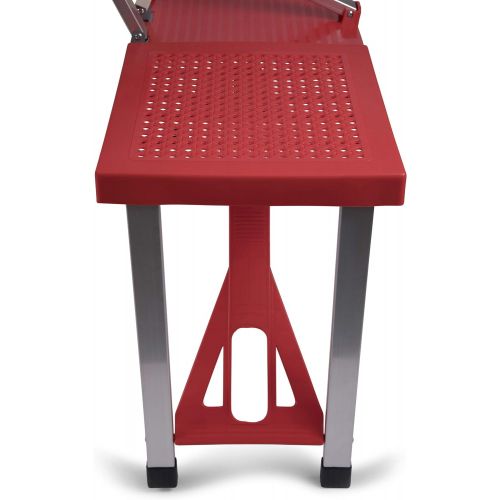  ONIVA - a Picnic Time Brand Portable Folding Picnic Table with Seating for 4, Red