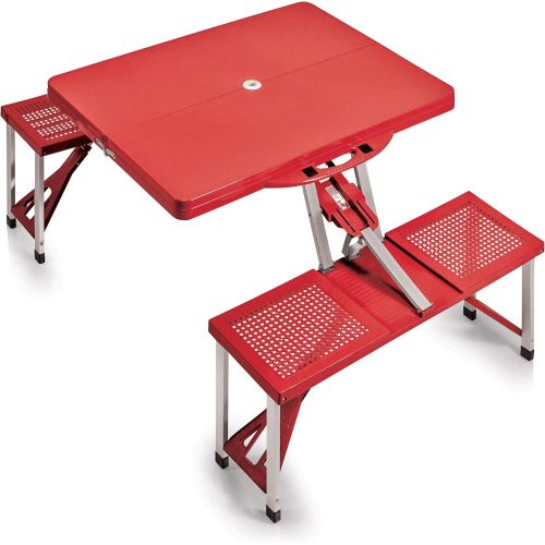  ONIVA - a Picnic Time Brand Portable Folding Picnic Table with Seating for 4, Red