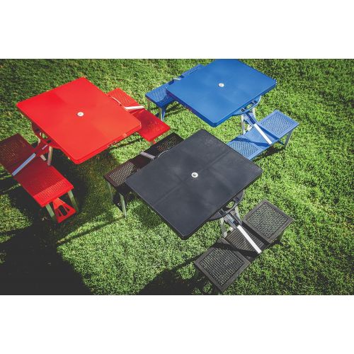  ONIVA - a Picnic Time Brand Portable Folding Picnic Table with Seating for 4, Red