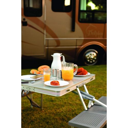  ONIVA - a Picnic Time Brand Portable Folding Table with Aluminum Frame