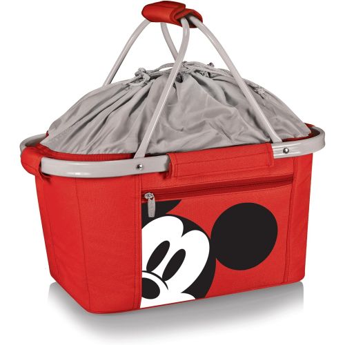  PICNIC TIME Disney Classics Mickey Mouse Metro Basket Collapsible Cooler, Red