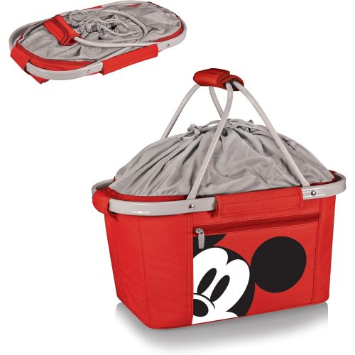  PICNIC TIME Disney Classics Mickey Mouse Metro Basket Collapsible Cooler, Red