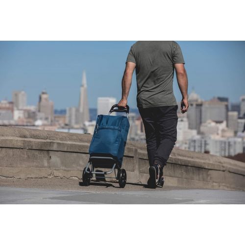  ONIVA - a Picnic Time brand ONIVA - a Picnic Time Brand Insulated Cart Cooler with Wheeled Trolley, Black