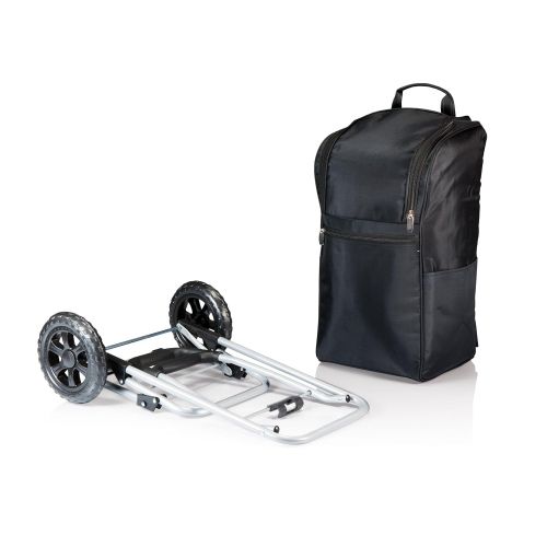  ONIVA - a Picnic Time brand ONIVA - a Picnic Time Brand Insulated Cart Cooler with Wheeled Trolley, Black